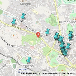 Mappa Strada Statale 394 del Verbano Orientale, 21100 Varese VA, Italia (0.714)