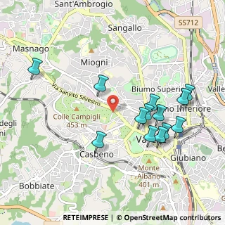 Mappa Strada Statale 394 del Verbano Orientale, 21100 Varese VA, Italia (0.97923)