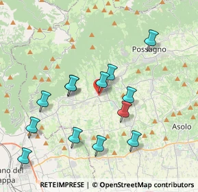 Mappa Via XXIV Maggio, 31017 Crespano del Grappa TV, Italia (3.84846)