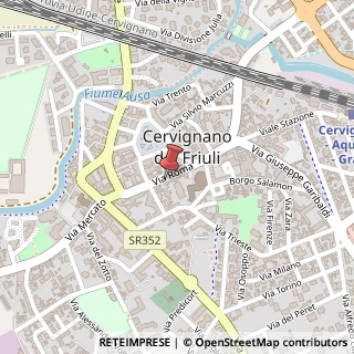 Mappa Via Roma, 30, 33052 Cervignano del Friuli, Udine (Friuli-Venezia Giulia)