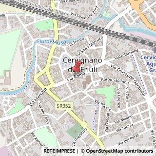 Mappa Via Roma, 39, 33052 Cervignano del Friuli, Udine (Friuli-Venezia Giulia)