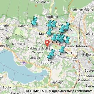 Mappa Via della Fornace, 21100 Varese VA, Italia (1.4675)
