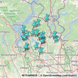 Mappa Via della Fornace, 21100 Varese VA, Italia (10.6675)