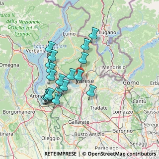 Mappa Via della Fornace, 21100 Varese VA, Italia (12.74)