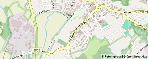 Mappa Uggiate-Trevano