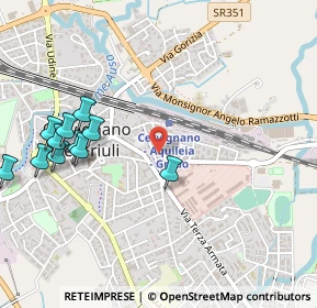 Mappa Via Cristoforo Colombo, 33052 Cervignano del Friuli UD, Italia (0.59182)