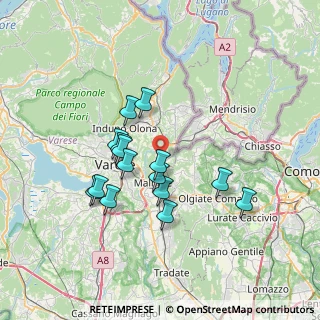Mappa Via Del Pianezzo, 21050 Cantello VA, Italia (6.11267)