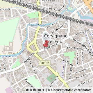 Mappa Via Roma, 6/2, 33052 Cervignano del Friuli, Udine (Friuli-Venezia Giulia)