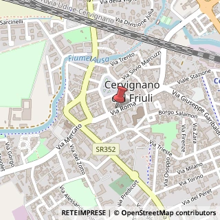 Mappa Via Roma, 29, 33052 Cervignano del Friuli, Udine (Friuli-Venezia Giulia)