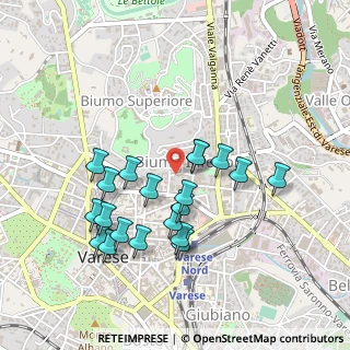 Mappa Via Carlo Sonzini, 21100 Varese VA, Italia (0.44)