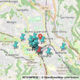 Mappa Clinica Isber, 21100 Varese VA, Italia (0.701)