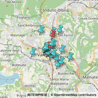 Mappa Clinica Isber, 21100 Varese VA, Italia (1.0445)