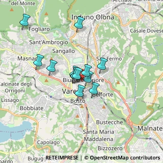 Mappa Clinica Isber, 21100 Varese VA, Italia (1.24308)