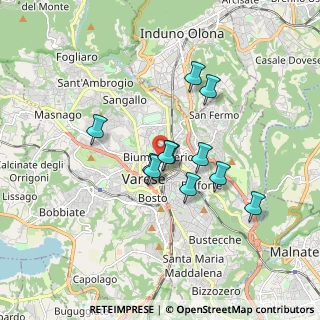 Mappa Via Carlo Sonzini, 21100 Varese VA, Italia (1.35273)