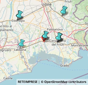 Mappa 33058 San Giorgio di Nogaro UD, Italia (13.48077)