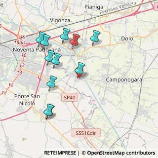 Mappa Via Umberto Terracini, 30030 Vigonovo VE, Italia (3.96909)