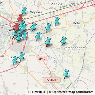 Mappa Via Umberto Terracini, 30030 Vigonovo VE, Italia (5.007)