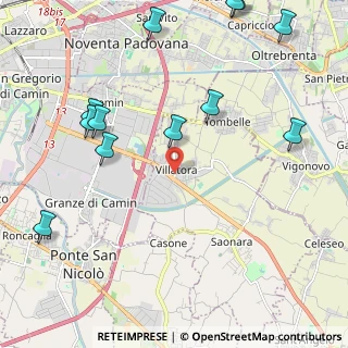 Mappa Via Giuseppe Mazzini, 35020 Villatora PD, Italia (2.74833)