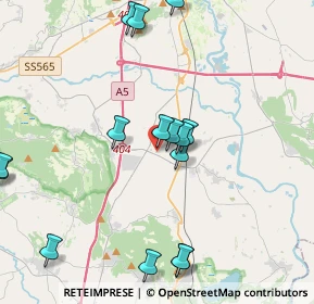 Mappa Via dei Fiori, 10090 Romano Canavese TO, Italia (5.3815)