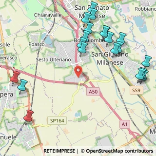 Mappa Via Tirso, 20098 Area Industriale MI, Italia (2.7515)
