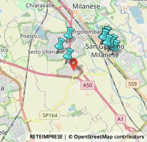 Mappa San Giuliano Milanese, 20098 Area Industriale MI, Italia (1.83727)