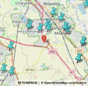 Mappa San Giuliano Milanese, 20098 Area Industriale MI, Italia (2.76444)