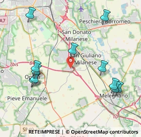 Mappa San Giuliano Milanese, 20098 Area Industriale MI, Italia (4.70364)