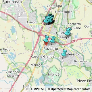 Mappa Via Como, 20089 Rozzano MI, Italia (1.859)