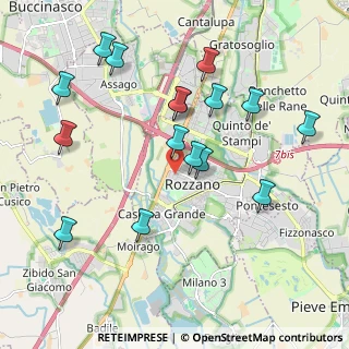 Mappa Via Como, 20089 Rozzano MI, Italia (2.075)