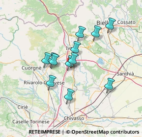 Mappa Via S. Grato, 10090 Romano Canavese TO, Italia (11.29583)