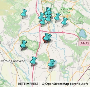 Mappa Via S. Grato, 10090 Romano Canavese TO, Italia (7.195)