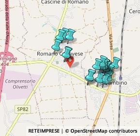 Mappa Via S. Grato, 10090 Romano Canavese TO, Italia (0.797)