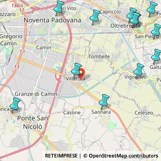 Mappa Piazza Aldo Moro, 35020 Villatora PD, Italia (3.43)