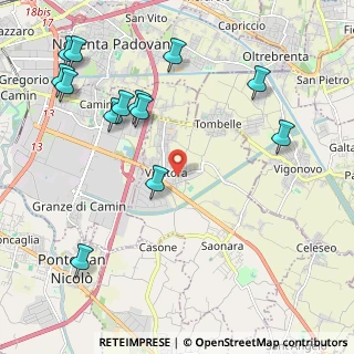Mappa Piazza Aldo Moro, 35020 Villatora PD, Italia (2.55538)
