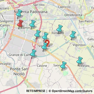 Mappa Piazza Aldo Moro, 35020 Villatora PD, Italia (2.07455)