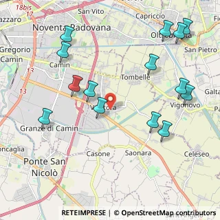 Mappa Piazza Aldo Moro, 35020 Villatora PD, Italia (2.44786)