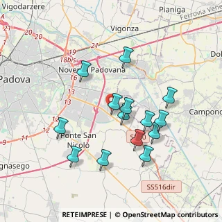 Mappa Piazza Aldo Moro, 35020 Villatora PD, Italia (3.45214)
