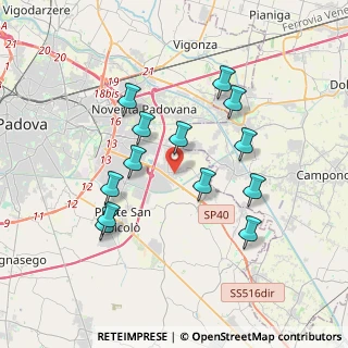 Mappa Piazza Aldo Moro, 35020 Villatora PD, Italia (3.44231)