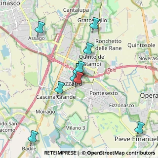 Mappa Via dei Pini, 20089 Rozzano MI, Italia (1.73636)