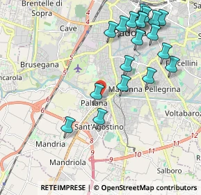 Mappa Via Vittorio Veneto, 35142 Padova PD, Italia (2.28421)