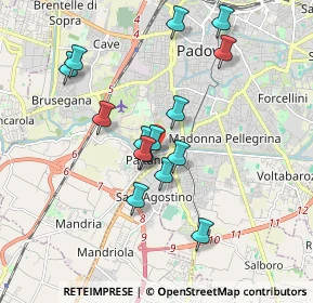 Mappa Via Vittorio Veneto, 35142 Padova PD, Italia (1.62667)
