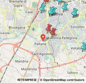 Mappa Via Vittorio Veneto, 35142 Padova PD, Italia (2.79)