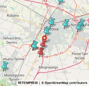 Mappa Via Vittorio Veneto, 35142 Padova PD, Italia (4.14545)