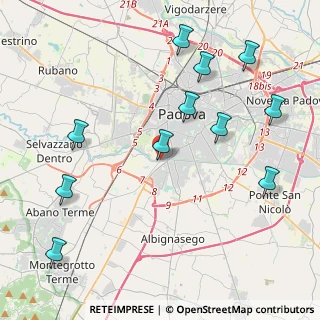 Mappa Via Vittorio Veneto, 35142 Padova PD, Italia (4.84273)