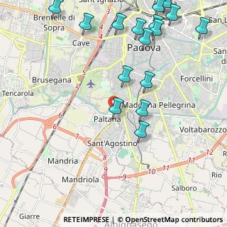 Mappa Via Vittorio Veneto, 35142 Padova PD, Italia (2.72313)