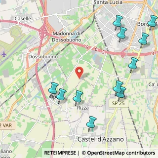 Mappa Strada dell'Alpo, 37062 Dossobuono VR, Italia (2.74273)