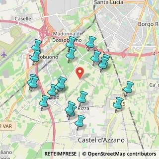 Mappa Strada dell'Alpo, 37062 Dossobuono VR, Italia (2.001)