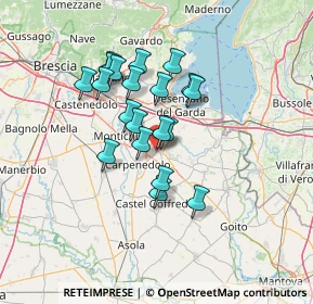 Mappa Via Carpenedolo, 46043 Castiglione delle Stiviere MN, Italia (10.8935)