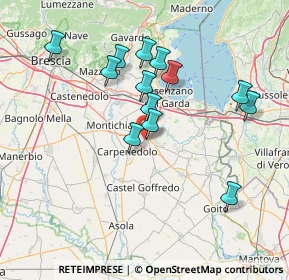 Mappa Via Carpenedolo, 46043 Castiglione delle Stiviere MN, Italia (13.64385)