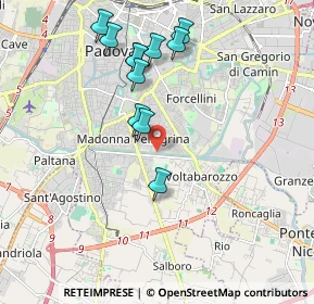 Mappa Lungoargine Codotto e Maronese, 35100 Padova PD, Italia (1.86364)